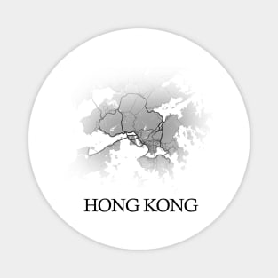 Hong Kong Map - Cartography Magnet